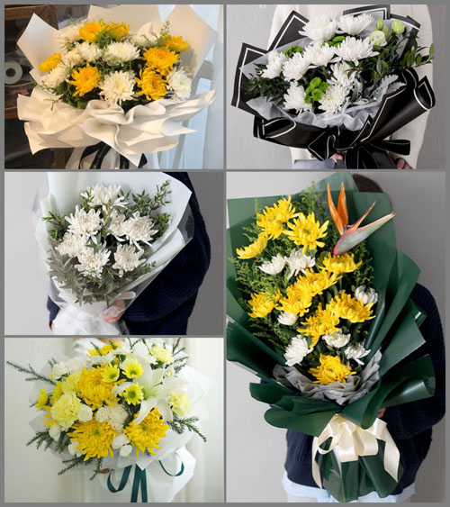 河南开封杞县柿元乡白事花束代送
